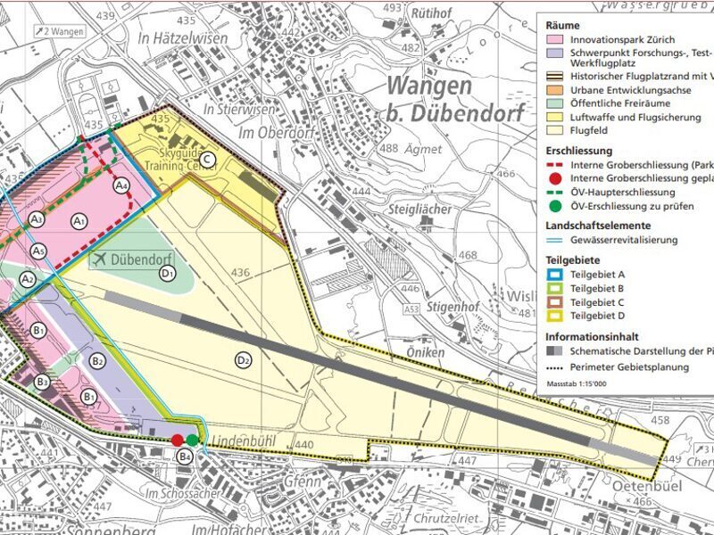 Gebietsplanung Flugplatz Dübendorf